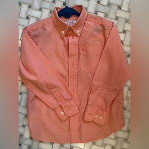 THREE Long Sleeve Button Front boys shirts size 5